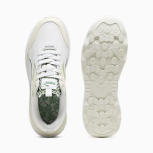 ウィメンズ ランテイムド プラットフォーム ブロッサム スニーカー, PUMA White-Archive Green-Sugared Almond-Pure Green, extralarge-JPN