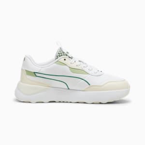 ウィメンズ ランテイムド プラットフォーム ブロッサム スニーカー, PUMA White-Archive Green-Sugared Almond-Pure Green, extralarge-JPN