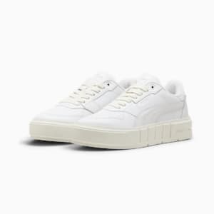 Puma cali best sale triple white sneakers