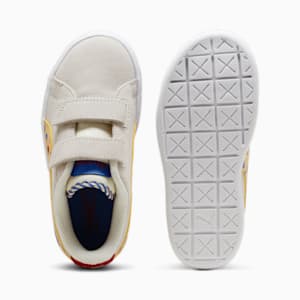 Tenis para niños Suede Classic LF Summer Camp, Warm White-Club Red-Chamomile, extralarge
