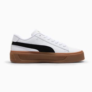 Smash 3.0 Mono Twist Women's Sneakers, PUMA White-PUMA Black-Puma Team Gold, extralarge