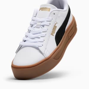 Smash 3.0 Mono Twist Women's Sneakers, PUMA White-PUMA Black-Puma Team Gold, extralarge