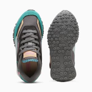 Blktop Rider Summer Camp Little Kids' Sneakers, Cool Dark Gray-Turquoise Surf-Sparkling Green, extralarge