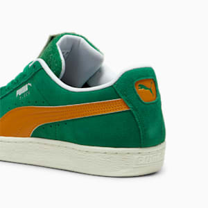For the Fanbase Suede Patch Sneakers, Archive Green-Frosted Ivory, extralarge