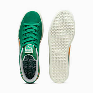 For the Fanbase Suede Patch Sneakers, Archive Green-Frosted Ivory, extralarge