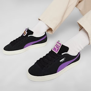 For the Fanbase Suede Patch Sneakers, Cheap Atelier-lumieres Jordan Outlet Black-Ultraviolet, extralarge