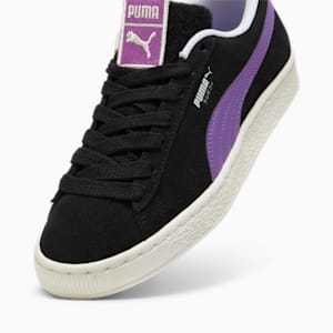 For the Fanbase Suede Patch Sneakers, PUMA Black-Ultraviolet, extralarge