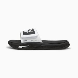 SoftridePro 24 V Slides, PUMA White-PUMA Black-PUMA Black, extralarge