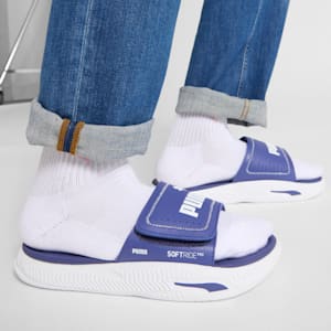 SoftridePro 24 V Slides, Blue Crystal-PUMA White, extralarge