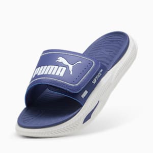 SoftridePro 24 V Slides, Blue Crystal-PUMA White, extralarge