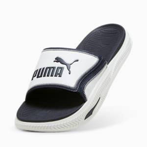 SoftridePro Slide 24 Unisex Sandals, Cheap Jmksport Jordan Outlet White-New Navy, extralarge