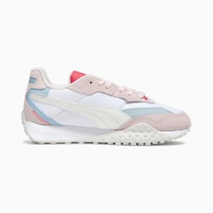 Blacktop Rider Women's Sneakers, PUMA White-Frosty Pink, extralarge