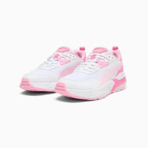 Vis2K Women's Sneaker, PUMA White-Whisp Of Pink, extralarge