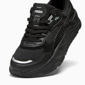 Tenis Trinity para mujer, PUMA Black-PUMA Black-PUMA Silver, extralarge