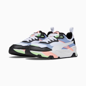 Tenis Trinity para mujer, PUMA Black-PUMA White-Blissful Blue, extralarge