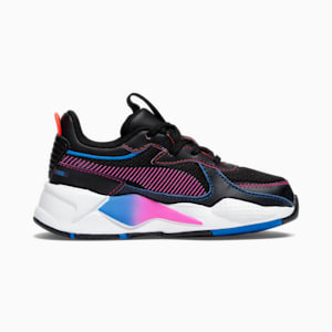 RS-X Cosmic Girl Little Kids' Sneakers, PUMA Black-Ravish-Ultra Blue, extralarge