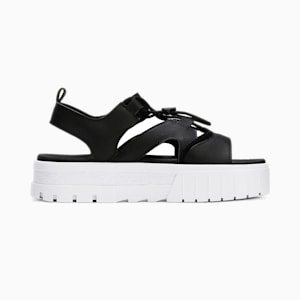 ウィメンズ メイズ レース SP サンダル, PUMA Black-PUMA White, extralarge-JPN
