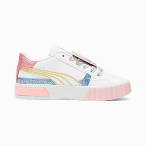 PUMA x L.O.L. SURPRISE! Cali Star Little Kids' Sneakers, PUMA White-Flaxen-Racing Blue, extralarge