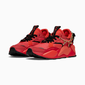 Tenis para hombre PUMA x LAMELO BALL RS-X Pocket LaFrancé, For All Time Red-Dark Orange-PUMA Black, extralarge