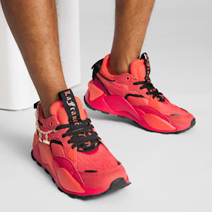 Tenis para hombre PUMA x LAMELO BALL RS-X Pocket LaFrancé, For All Time Red-Dark Orange-PUMA Black, extralarge