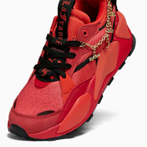 Tenis para hombre PUMA x LAMELO BALL RS-X Pocket LaFrancé, For All Time Red-Dark Orange-PUMA Black, extralarge