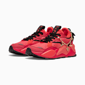 PUMA x LAMELO BALL RS-X Pocket LaFrancé Big Kids' Sneakers, For All Time Red-Dark Orange-PUMA Black, extralarge