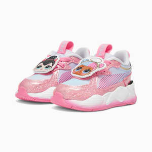 Tenis para infantes PUMA x L.O.L. SURPRISE! RS-X, Strawberry Burst-Silver Sky-PUMA White, extralarge