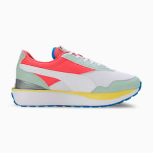 Cruise Rider V1 Women's Sneakers, Electric Blush-PUMA White-Minty Burst, extralarge-IND