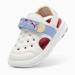 Evolve Sandals Summer Camp Toddlers' Sneakers, Warm White-Blue Skies-Chamomile, extralarge