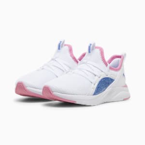 Soft Sophia 2 Deep Dive Kid's Shoes, PUMA White-Fast Pink-Blue Skies, extralarge-IND