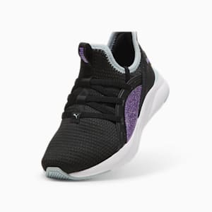 Soft Sophia 2 Deep Dive Kid's Shoes, PUMA Black-Ultraviolet-Turquoise Surf, extralarge-IND