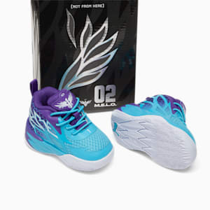 PUMA x LAMELO BALL MB.02 Fade Infants' Shoes, Team Violet-PUMA White, extralarge