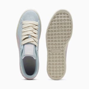 Suede Brand Love II Men's Sneakers, Turquoise Surf-Grape Mist, extralarge