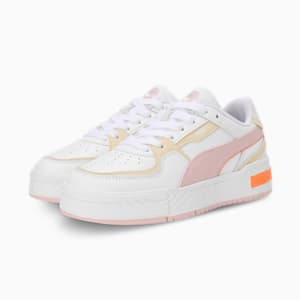 CA Pro Ripple Earth Sneakers, PUMA White-Mauve Mist-Bright Melon, extralarge-IND