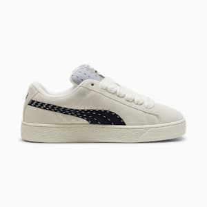 Suede XL Skate Sneakers, Warm White-Vapor Gray, extralarge