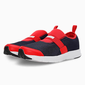 Puma Flex V1 Youth Sneakers, Peacoat-High Risk Red-Puma White, extralarge-IND