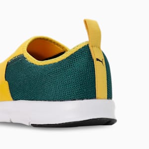 Puma Flex V1 Youth Sneakers, Ponderosa Pine-Sulphur-Puma Black, extralarge-IND