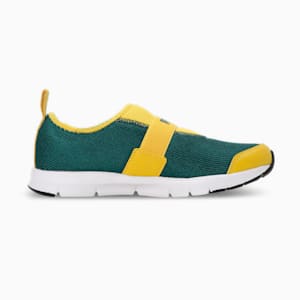 Puma Flex V1 Youth Sneakers, Ponderosa Pine-Sulphur-Puma Black, extralarge-IND