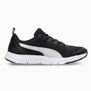 Racer V2 Youth Sneakers, Puma Black-ARUBA BLUE-Silver
