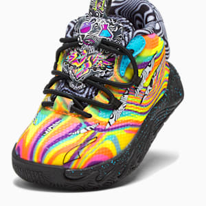 MELO x DEXTER'S LAB MB.03 Toddlers' Basketball Shoes, Poison Pink-Fluro Orange Pes, extralarge