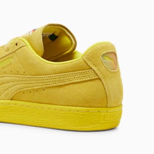 LOVE MARATHON Suede Sneakers, Court Yellow-Court Yellow, extralarge