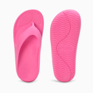 Wave Women's Flip-Flops, Fast Pink, extralarge-IND