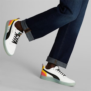 Ralph Sampson Brand Love Men's Sneakers, PUMA White-PUMA Black-Green Fog-Yellow Sizzle, extralarge