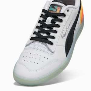 Ralph Sampson Brand Love Men's Sneakers, PUMA White-PUMA Black-Green Fog-Yellow Sizzle, extralarge