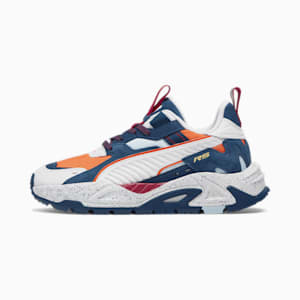 Tenis RS-TRCK Arctic Patrol Big Kids', Sailing Blue-Feather Gray-Rickie Orange, extralarge