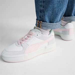 Women's CA Pro Queen of Hearts Women's Sneakers, PUMA White-Whisp Of Pink-Silver Mist, extralarge-IND