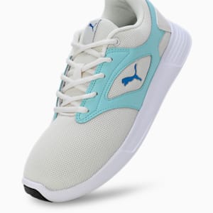 PUMA Pallas Women's Sneakers, Warm White-Cay-Racing Blue, extralarge-IND