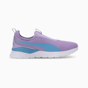 PUMA Anzarun Krick Slip-On Youth Shoes, Vivid Violet-Day Dream-PUMA White, extralarge-IND