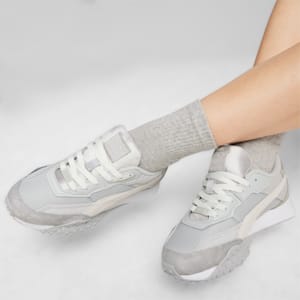 Blktop Rider 'Retreat Yourself' Women's Sneakers, Cool Light Gray-Vapor Gray, extralarge