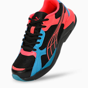 PUMA X-Ray Grilion Youth Sneakers, PUMA Black-Fire Orchid-Regal Blue, extralarge-IND